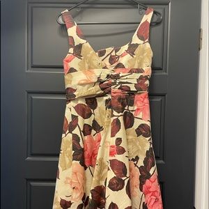 Size 2 petite Talbots silk cotton rose dress